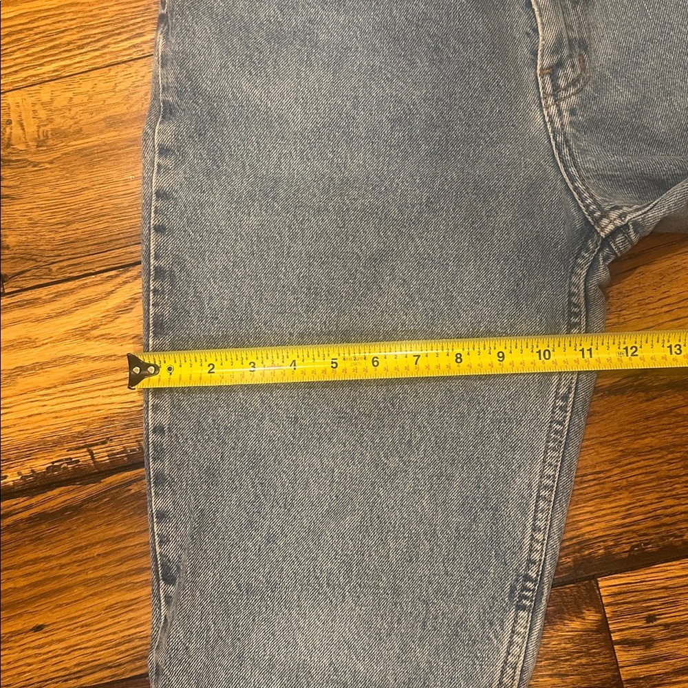 ANNE KLEIN A LINE WOMEN'S HIGH RISE 5-POCKET BLUE JEANS -VINTAGE & RARE👖SIZE 10 - Picture 6 of 9
